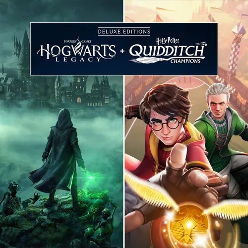 Комплект Deluxe-изданий «Хогвартс. Наследие» + «Гарри Поттер: Чемпионы по квиддичу»