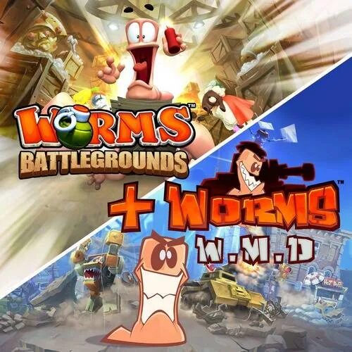 Worms Battlegrounds + Worms W.m.d
